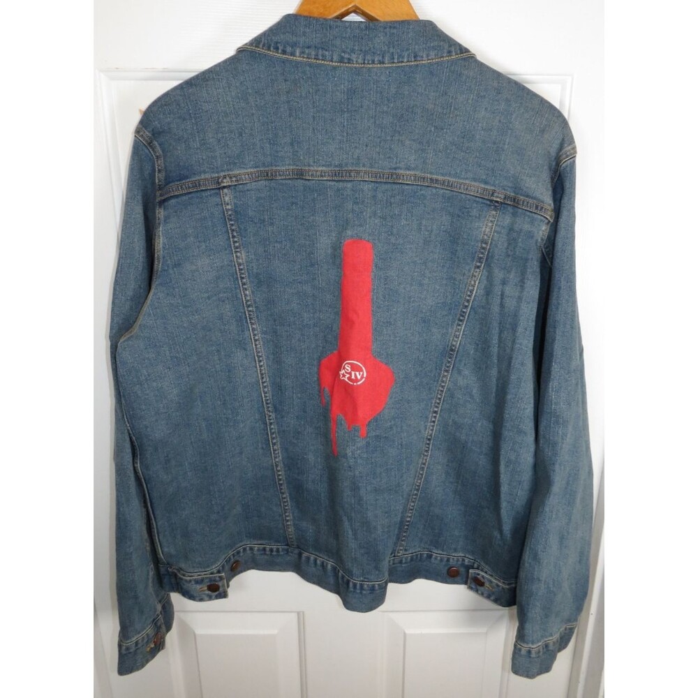 Maker's Mark SIV Whiskey Denim Jacket Men's Size 2XL Medium Wash